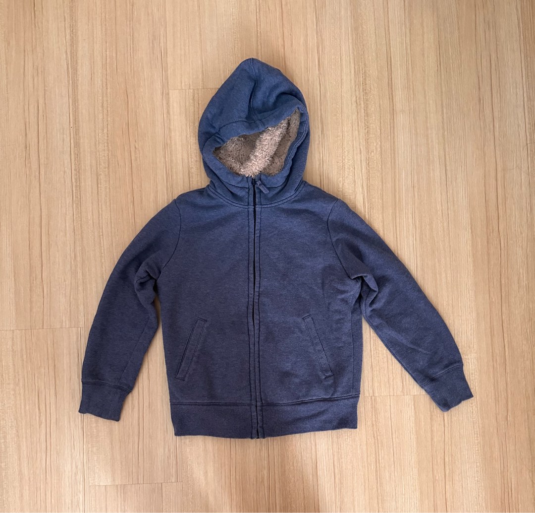 Uniqlo kids sweater with inner fur lining Babies Kids Babies