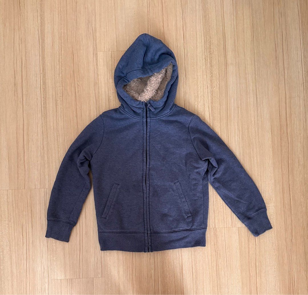 Uniqlo kids sweater with inner fur lining Babies Kids Babies