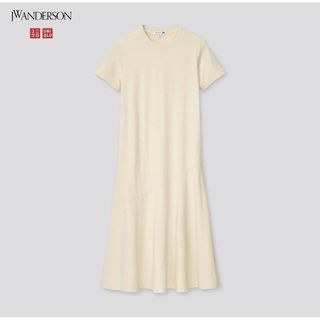 Uniqlo x JW Anderson Cotton Shirt Sleeve Fluid Hem Dress Medium