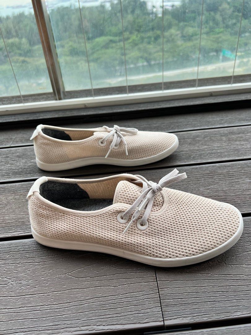 US 10 Allbirds Tree Lounger Beige Men s Fashion Footwear