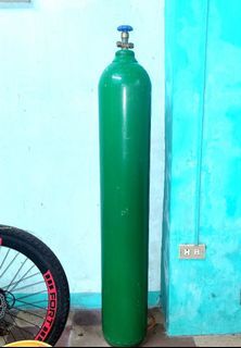 Used only twice 50 lbs. medical grade oxygen tank