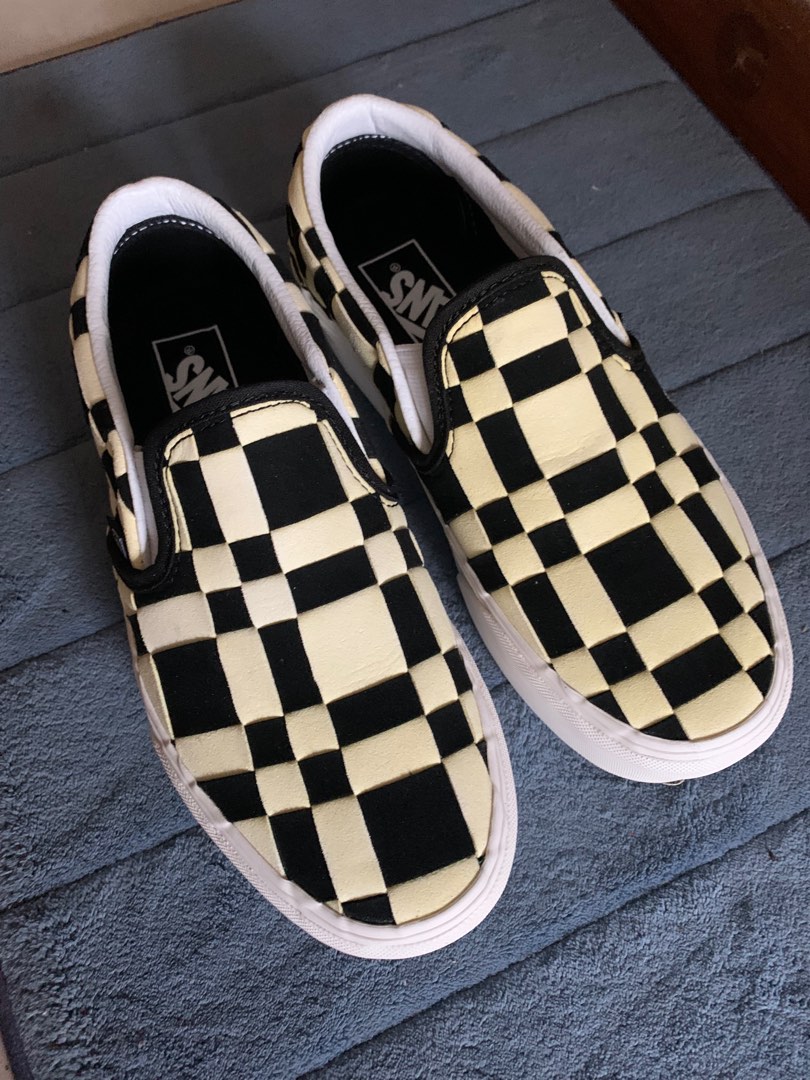 Woven check vans sale