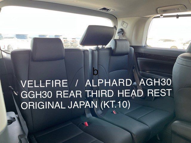 Ggh30 Rear VELLFIRE / ALPHARD AGH30 GGH30 REAR THIRD HEAD REST ORIGINAL JAPAN ...