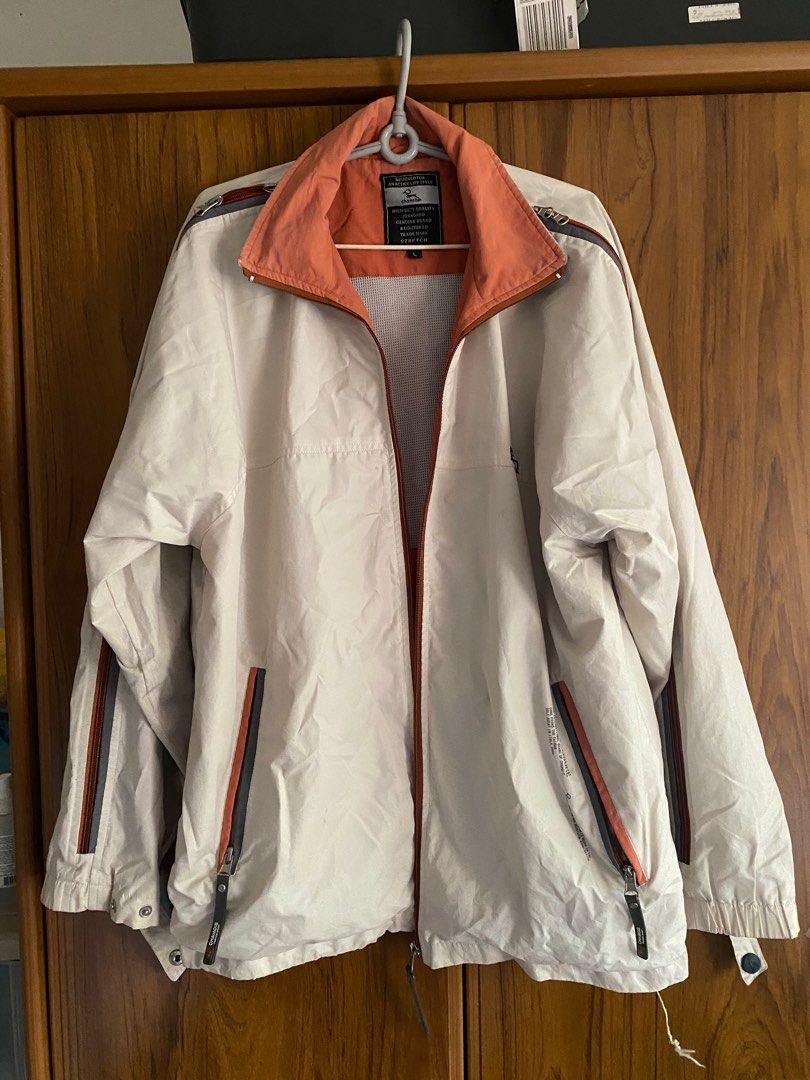 White discount nautica windbreaker