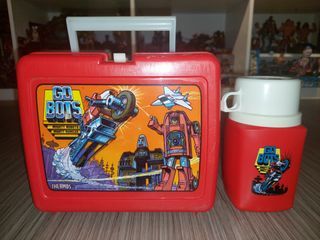 Vintage Gobots lunch box with Thermos excellent condition