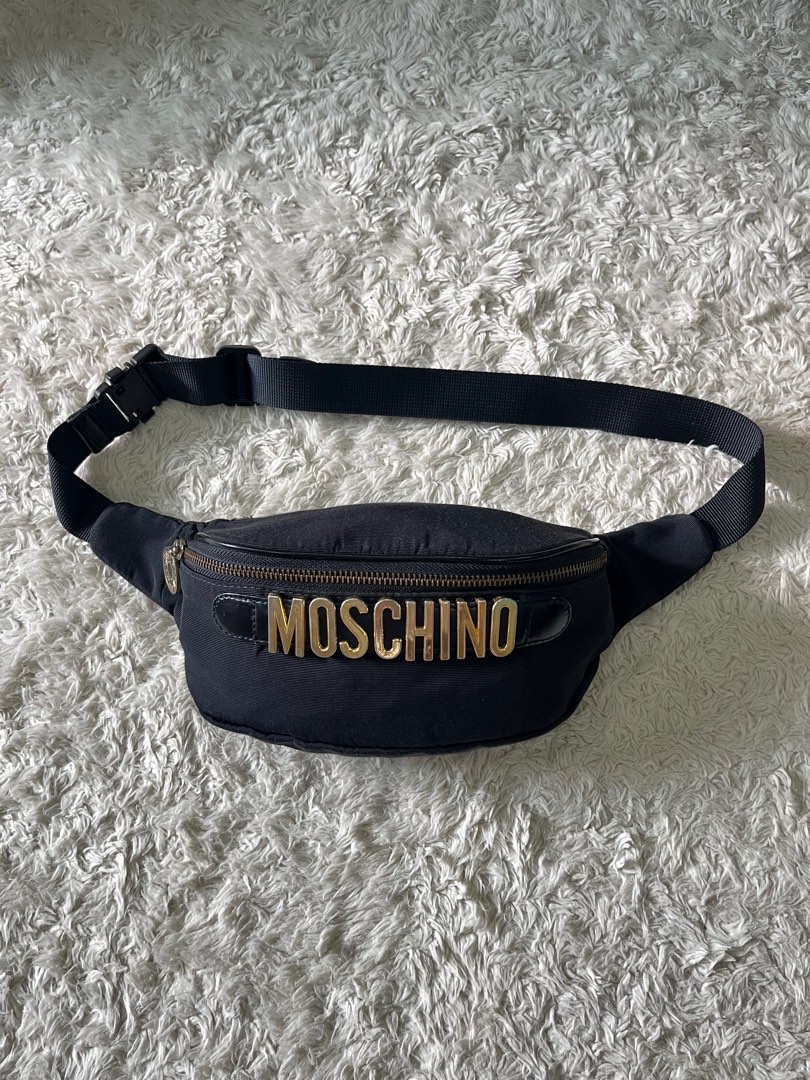Vintage Moschino Fanny Pack Waist Bag Pouch Bag Men s Fashion