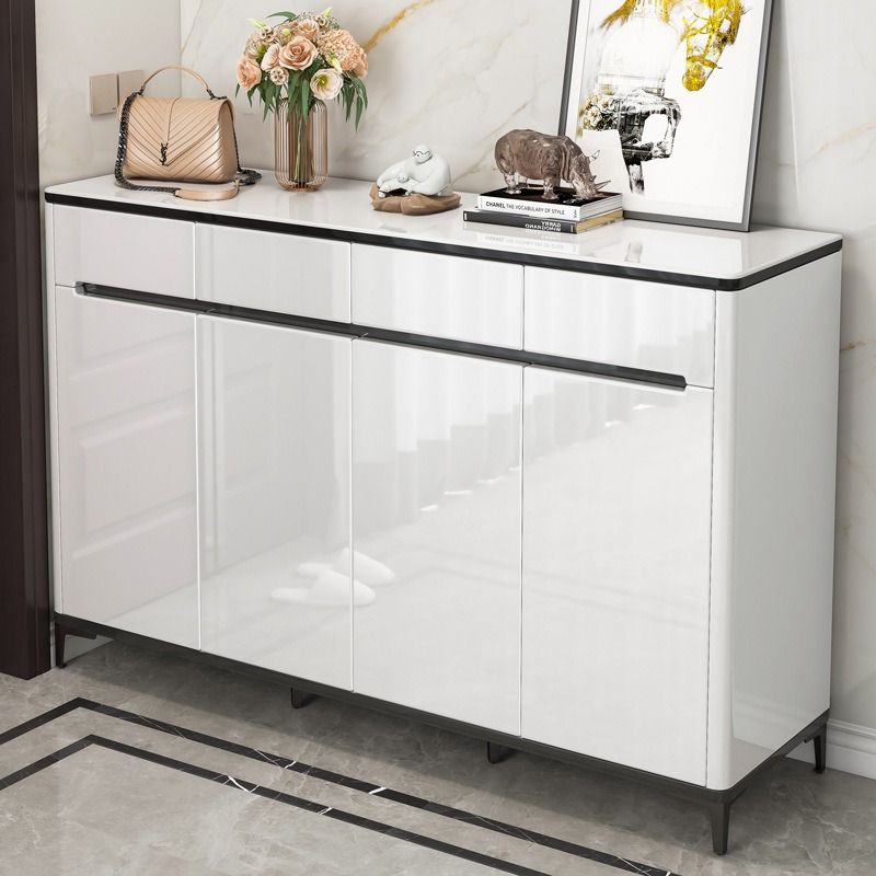 White high gloss new arrivals shoe cabinet