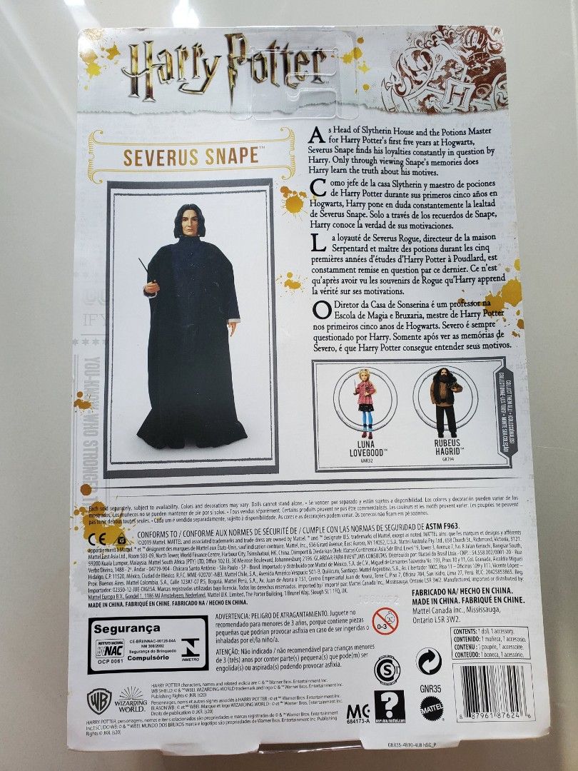 Harry potter sales snape doll