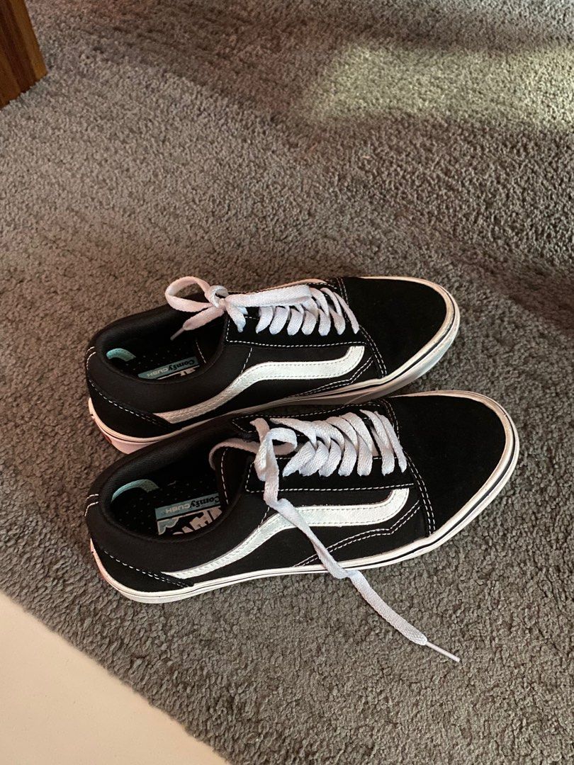 wts authentic Comfycush black old skool vans shoes unisex EUR 39