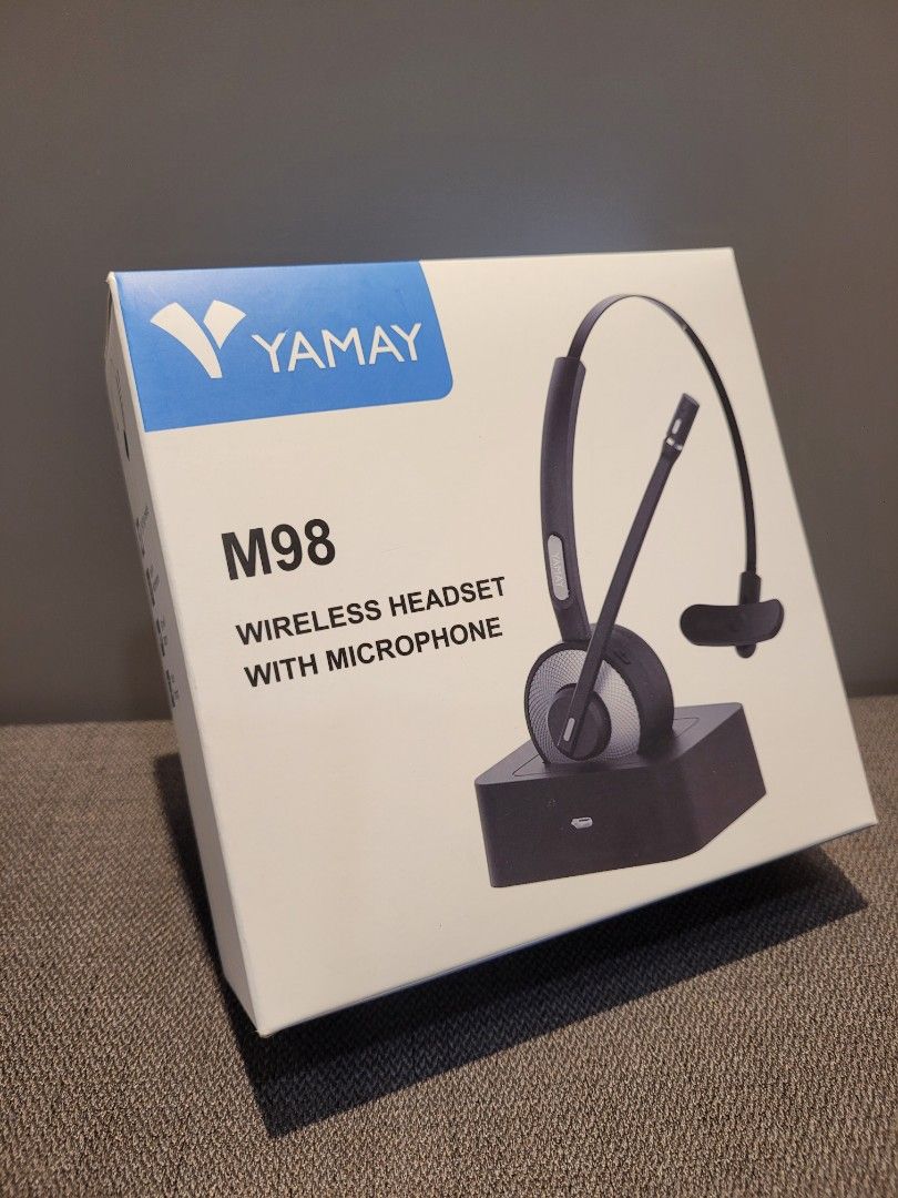 Yamay M98 Wireless Bluetooth Headset with Noise Cancelling Microphone
