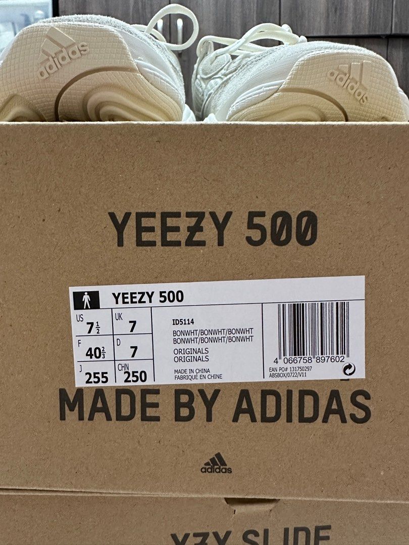 adidas gazelle silver green womens Adidas Yeezy 500 Bone White (2023) – Hype World main image 1