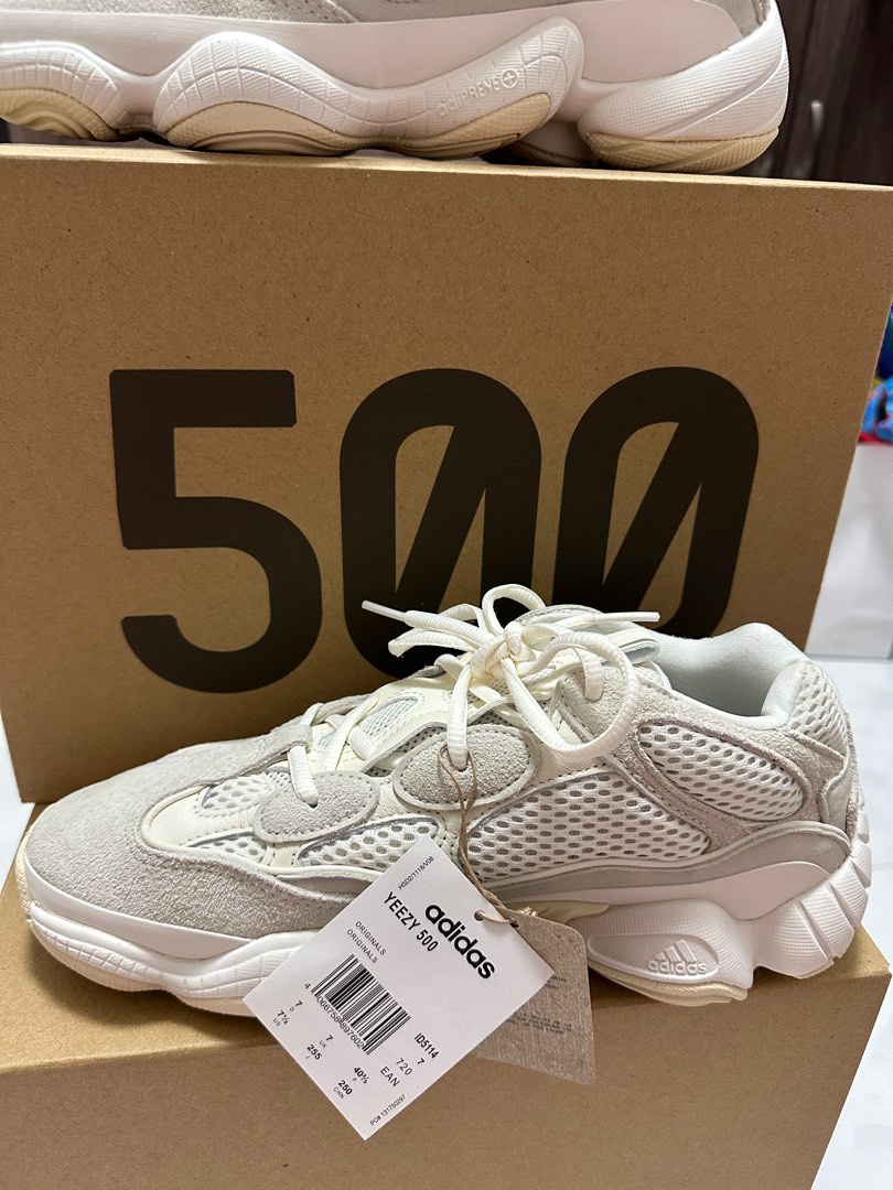 Yeezy 500 bone white size 7 on sale