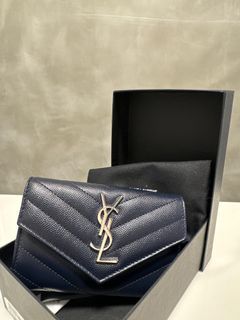 YSL Wallet 荔枝皮銀包