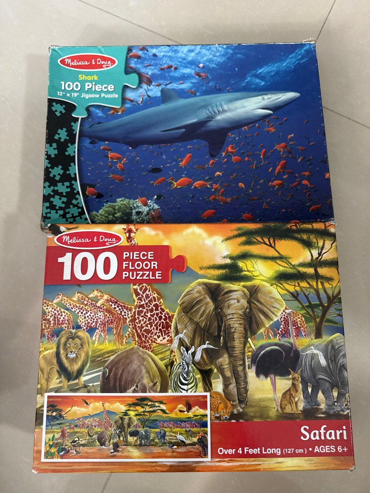 Melissa and doug sales 100 piece puzzles