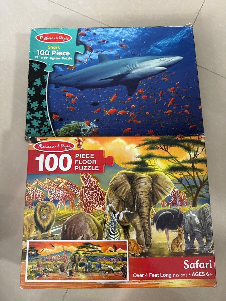 Melissa and doug 100 piece best sale floor puzzles