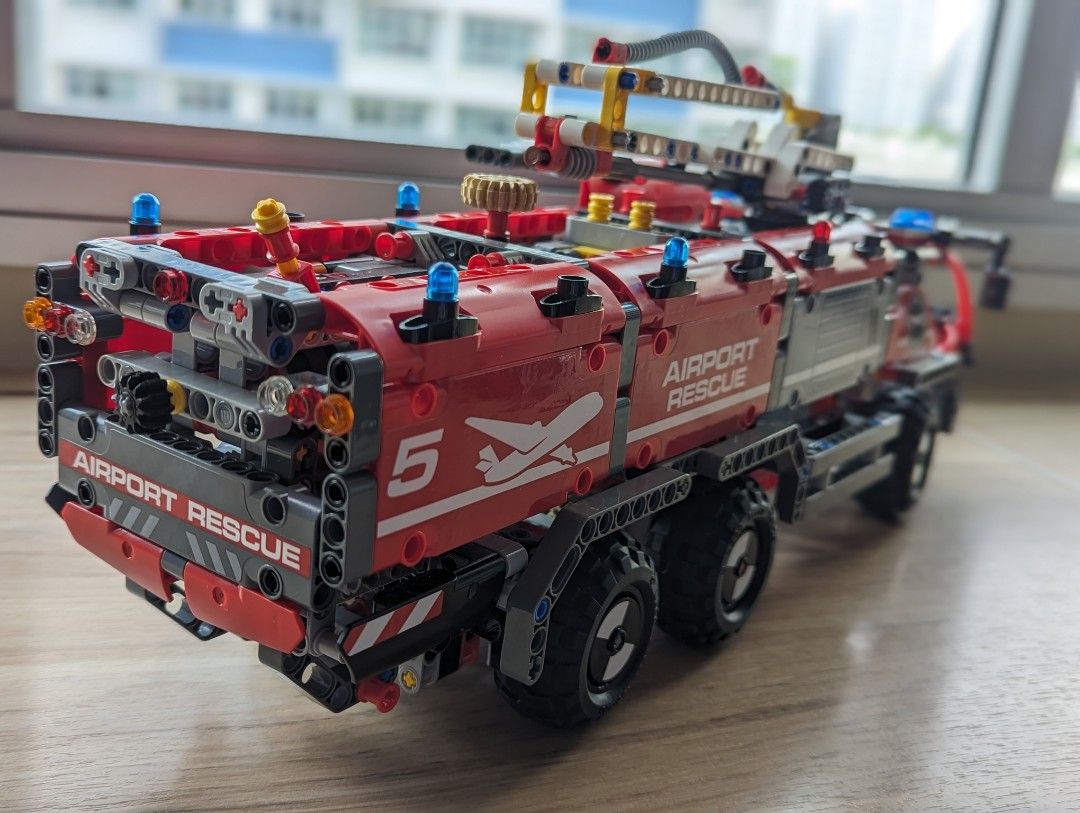 Lego airport fire truck technic new arrivals