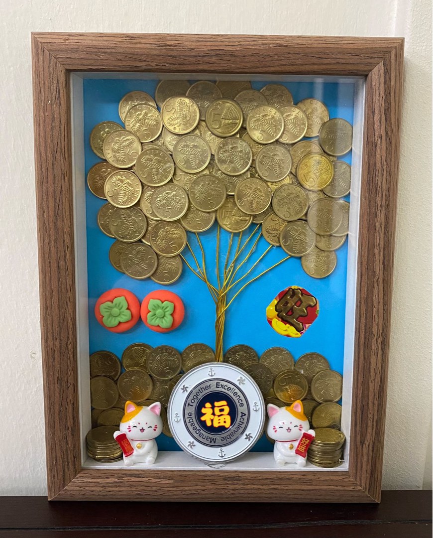 CNY Deco 2024 Huat Ah Furniture Home Living Home Decor Wall   888 Cny Decoration  Real Coins 1703928541 9d415cbf 