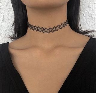 Black choker hot sale necklace for sale