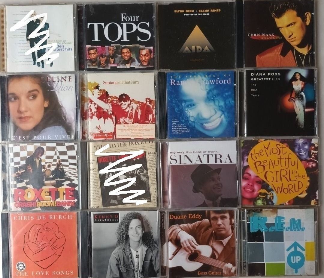 AB. 70s 80s pop rock cds ultravox john denver madonna carpenters stevie ...