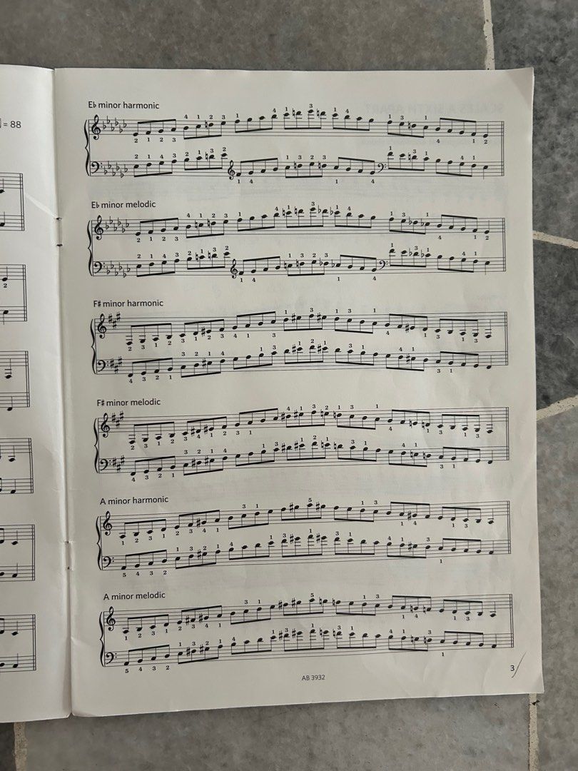 ABRSM Grade 8 Piano Scales & Arpeggios from 2021, Hobbies & Toys, Books