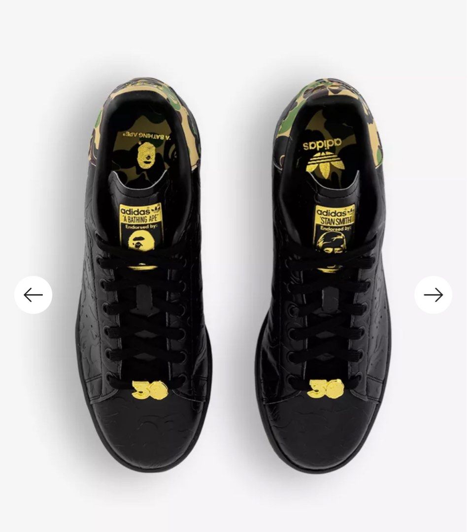 adidas x BAPE Stan Smith leather low top trainers 30th Anniversary