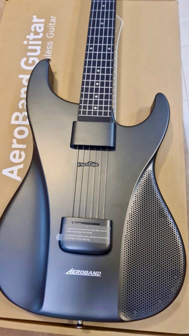 AeroBand Guitar Stringless Acoustic Electric Travel Guitar Portable Silent  New Technology Painpess Fingers Gitar Elektrik