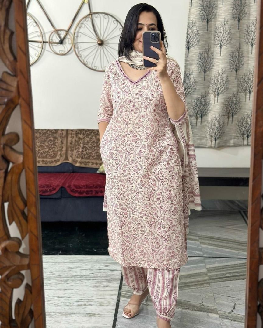 Punjabi suit set hotsell
