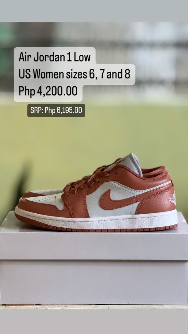 Air Jordan 1 Low US Women sizes 6 7 and 8
