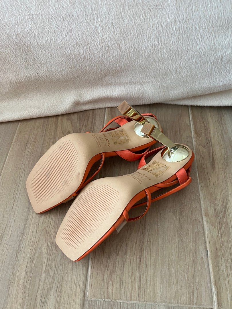 Aldo orange clearance heels