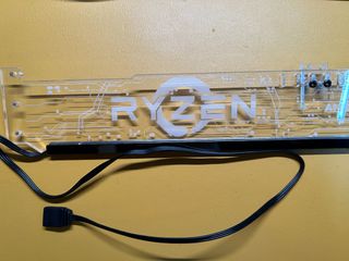Letrero luminoso para caja AMD RYZEN