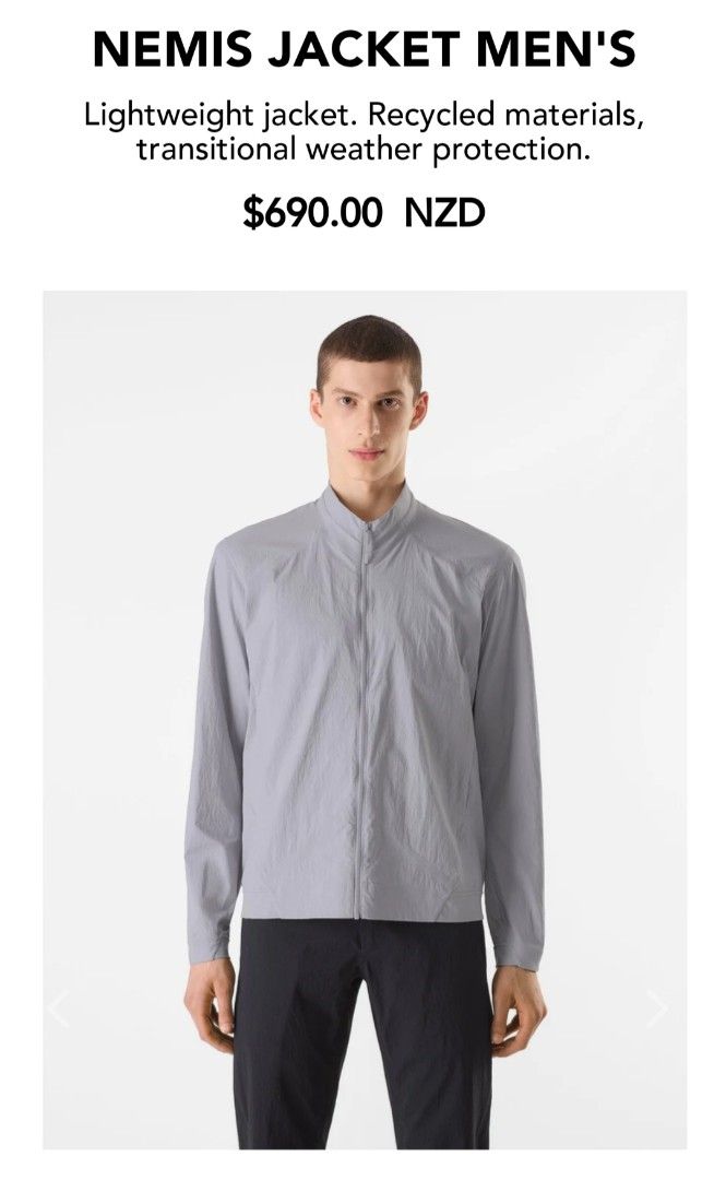 Arcteryx nemis jacket clearance
