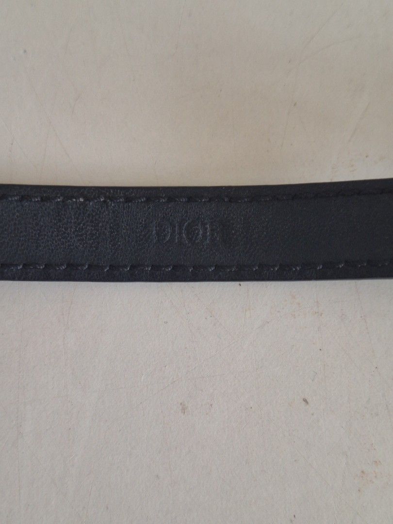Christian dior hotsell leather bracelet