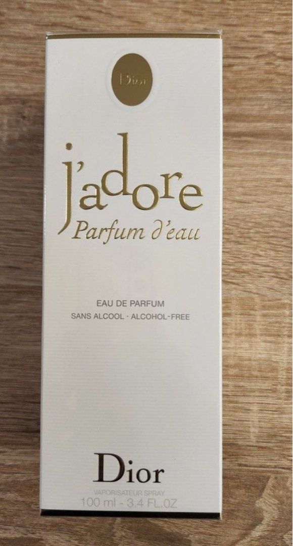 Authentic J'ADORE PARFUM D'EAU Alcohol-Free Eau de Parfum 100ml, Beauty ...