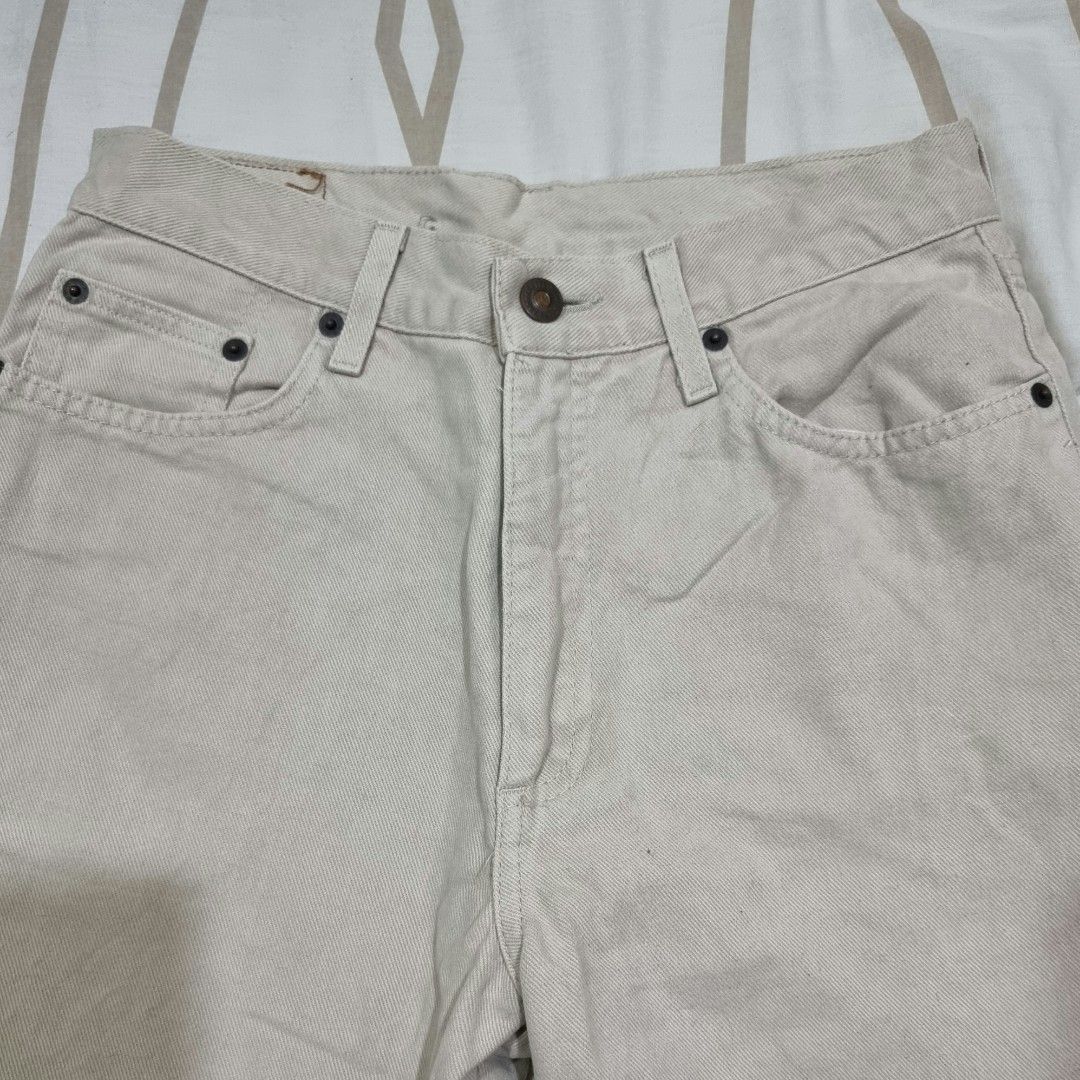 Lee cooper white jeans deals