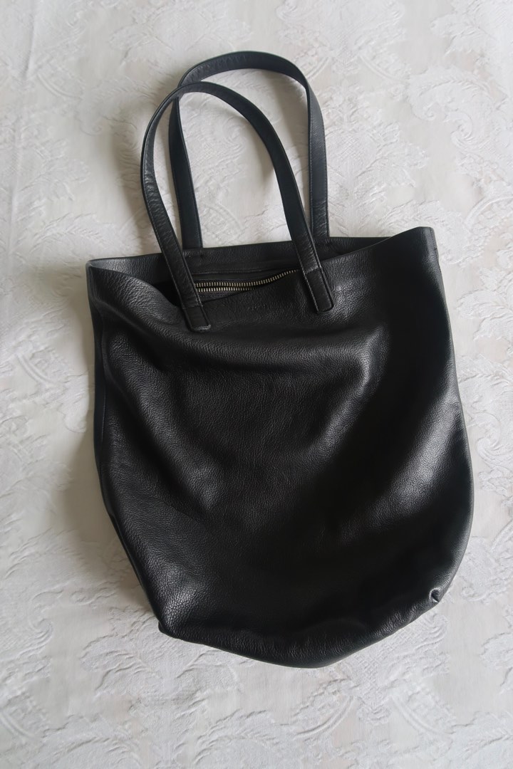 baggu large leather tote