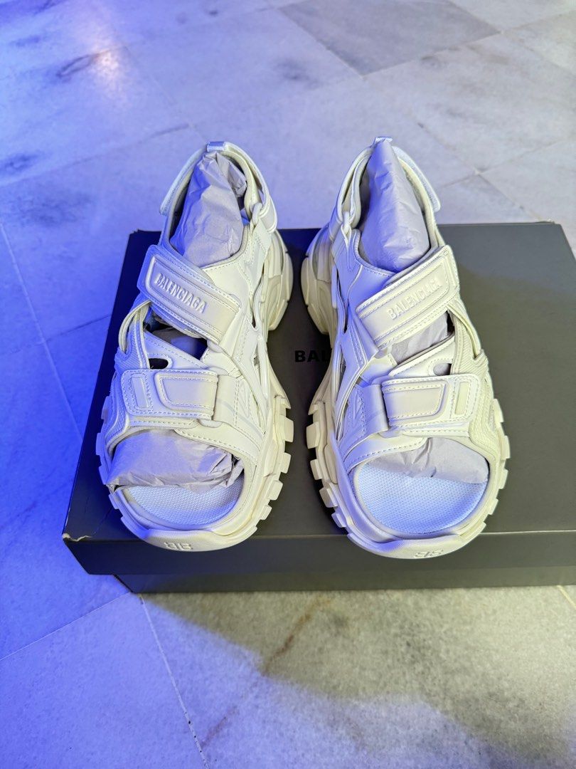 Balenciaga track sandal 2025 blue