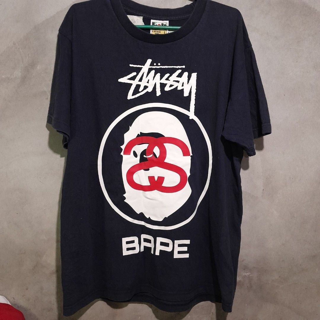 T-Shirt Bape® x Stüssy® main image 1