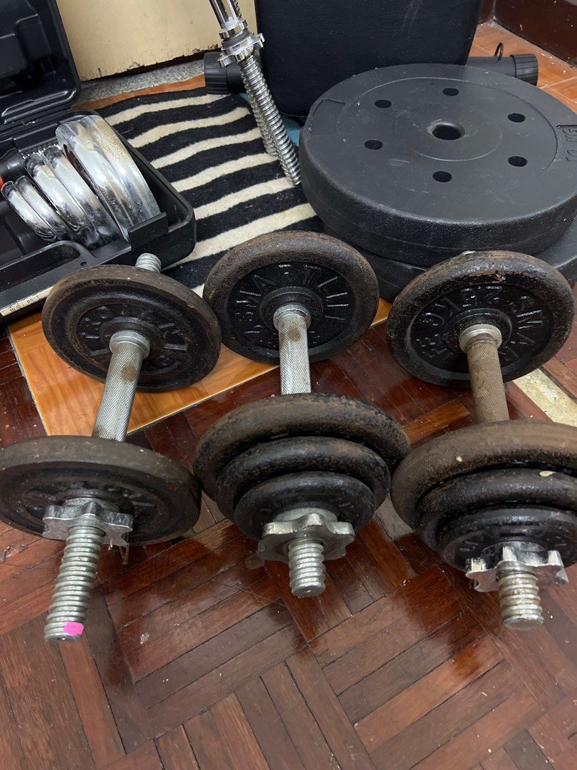 Used dumbell sets cheap