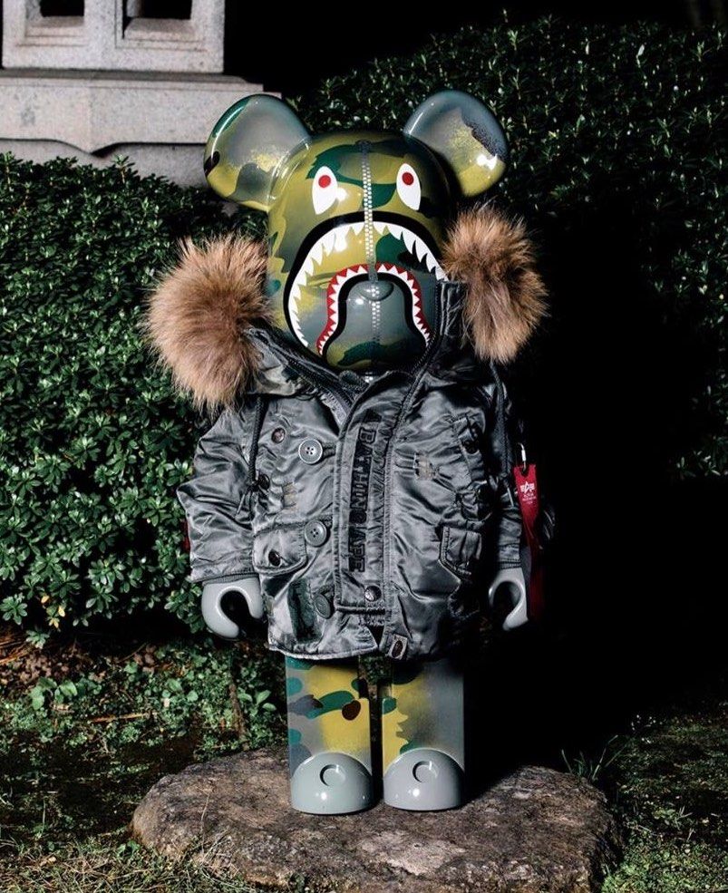 Bearbrick sales 100 bape