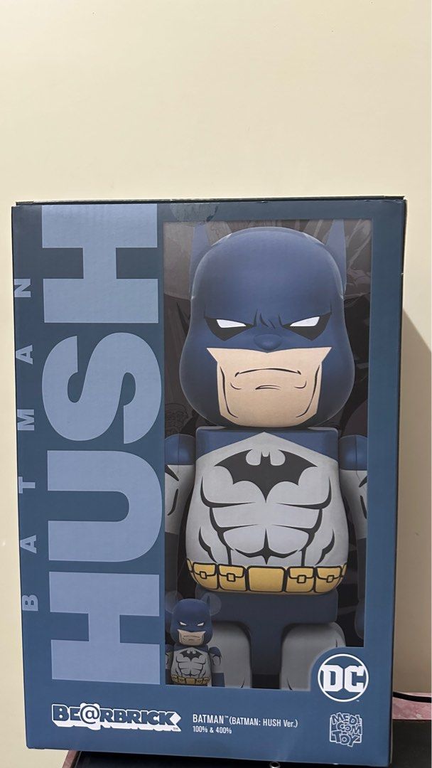 Bearbrick Batman Hush Ver. 400% & 100%, 興趣及遊戲, 玩具& 遊戲類