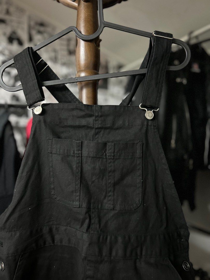 Black Short Skirt Overall