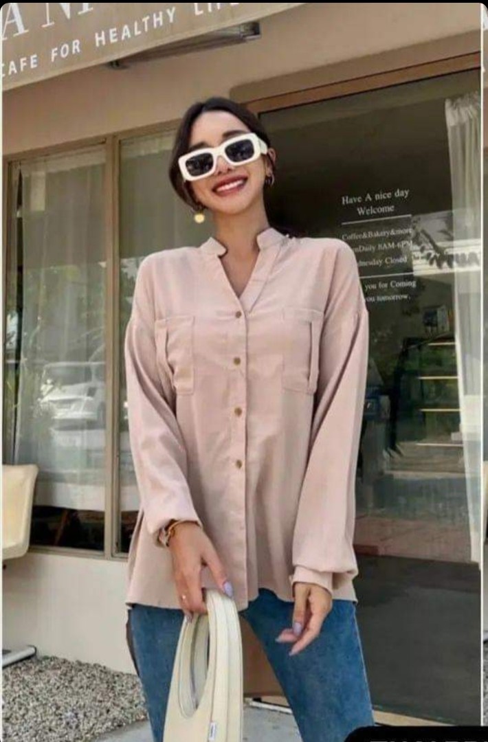 Blouse Top Women s Fashion Tops Blouses on Carousell