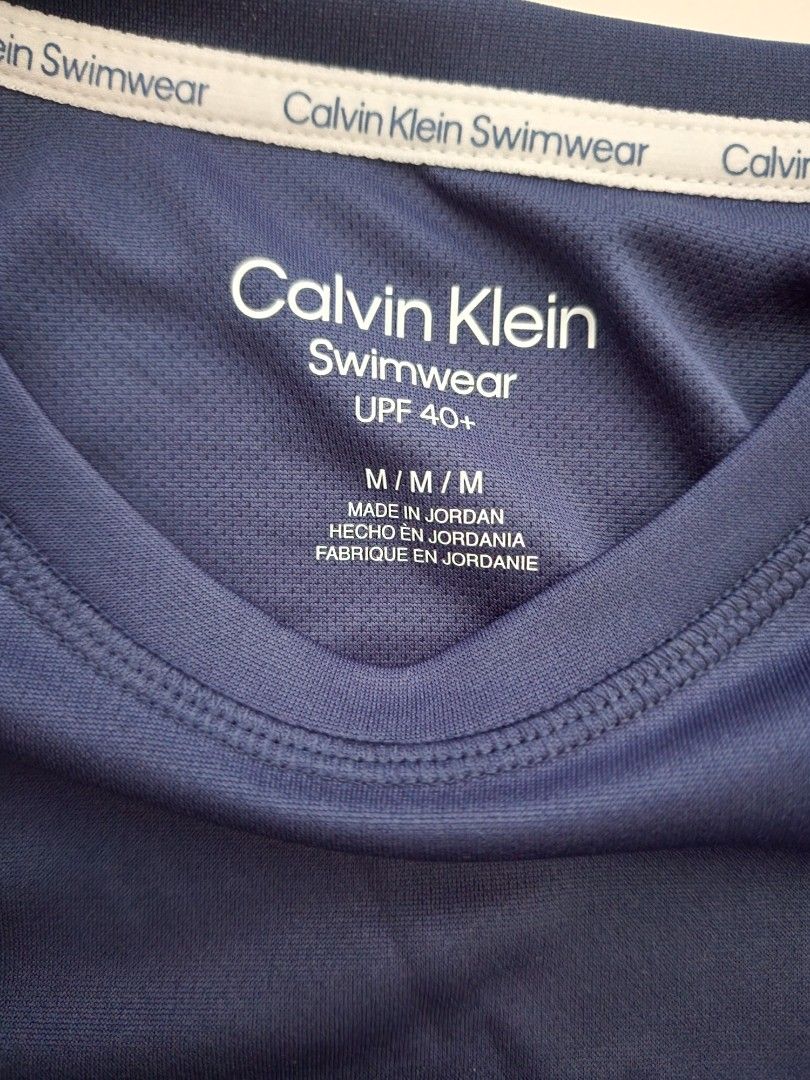 BN Calvin Klein Athletic Swim Wear Men s Fashion Tops Sets Tshirts Polo Shirts on Carousell