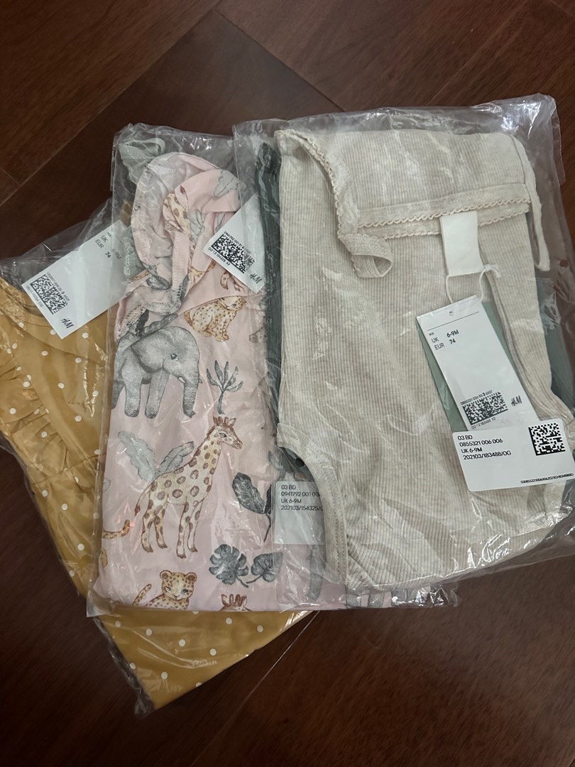 BNIB 5 PIECES FOR 12 H M baby girls clothes 6 9 months Babies