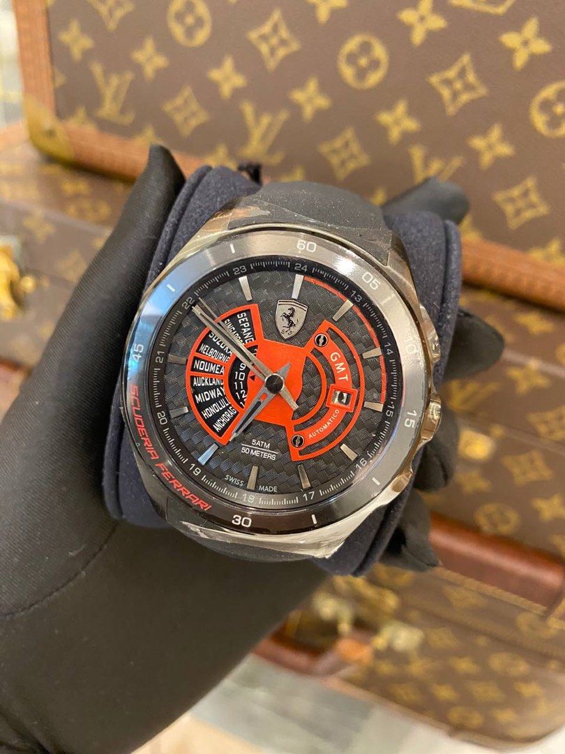 BRAND NEW FERRARI GRAN PREMIO WORLDTIME LIMITED EDITION ORANGE