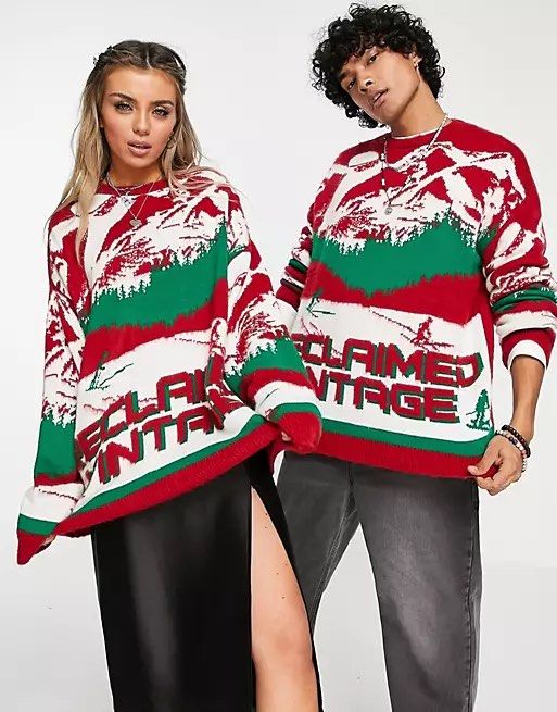 Brand New Unisex RECLAIMED VINTAGE (ASOS) Knitted Sweater, Men's