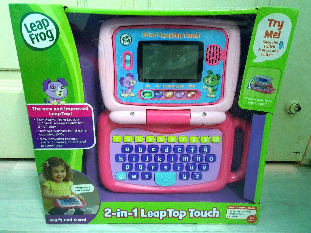 Leapfrog 2 in 1 leaptop best sale touch pink