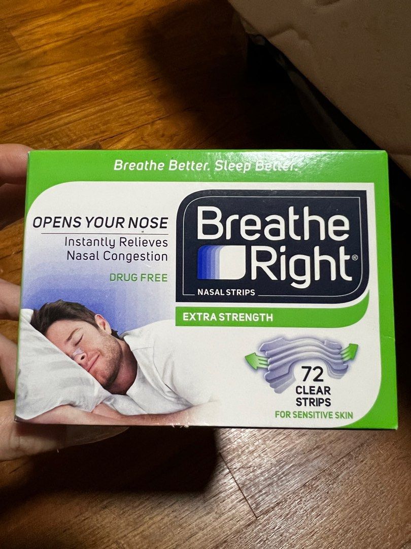 Breathe Right Extra Strength Nasal Strips, 72 Strips
