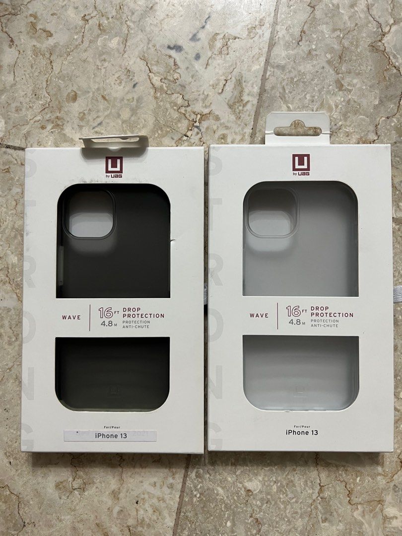 [Bundle] Original UAG Wave Case for iPhone 13 (Category: Cases & Sleeves) located in Manila. Submitted by razelysonn (Listing ID 1275211616, Image 1). Description: 1,300 for both SALE, ORIGINAL :).