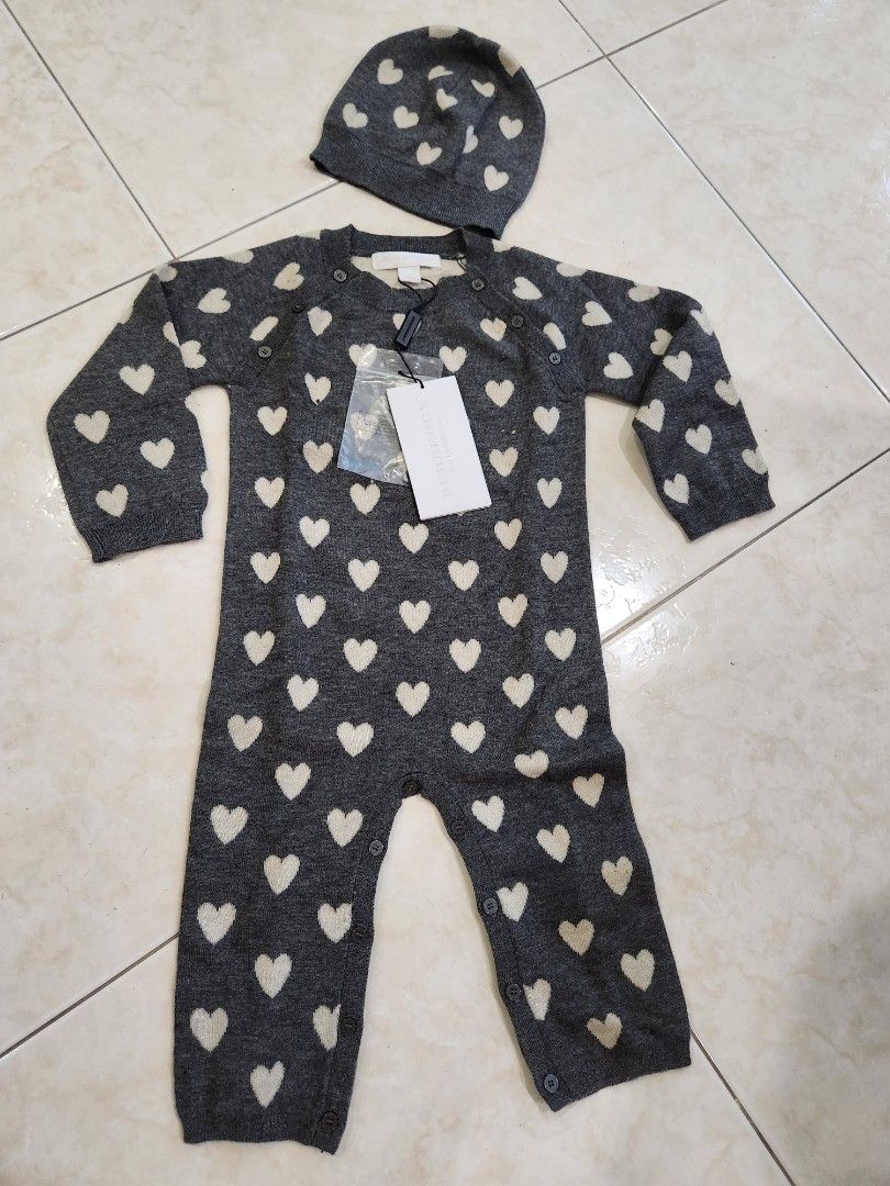 Burberry hotsell romper baby